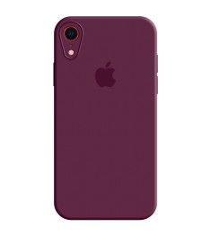 Силикон Original RoundCam Case Apple iPhone XR (57) Marsala