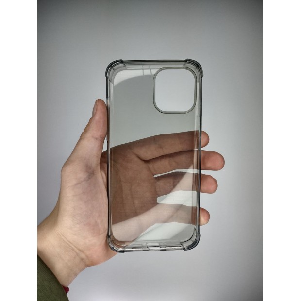Силикон 6D Apple iPhone 12 Pro Max (Серый)