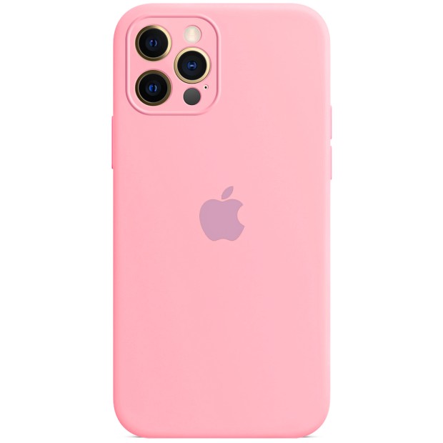 Силікон Original RoundCam Case Apple iPhone 12 Pro Max (36) Candy pink
