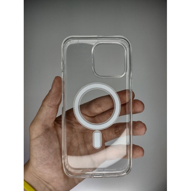 Чехол Clear Case with MagSafe Apple iPhone 14 Pro Max (Прозрачный)