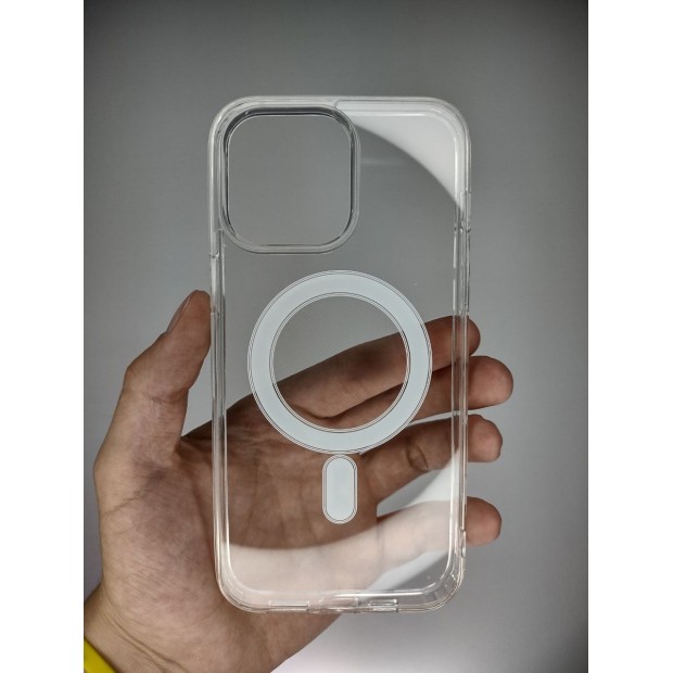 Чехол Clear Case with MagSafe Apple iPhone 14 Pro Max (Прозрачный)