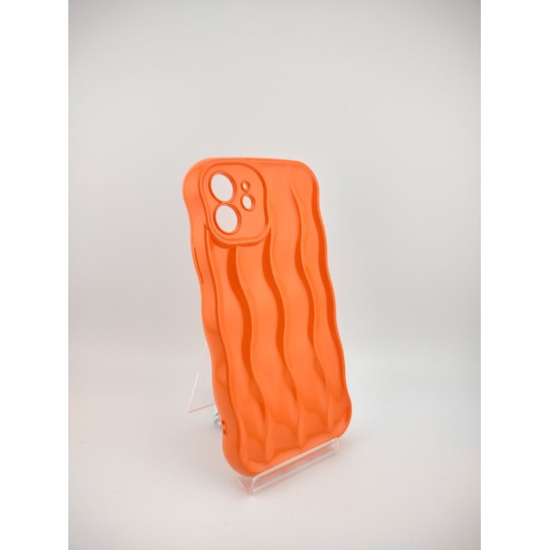 Чехол WAVE Lines Case Apple iPhone 12 (Orange)