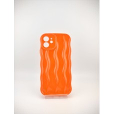 Чехол WAVE Lines Case Apple iPhone 12 (Orange)