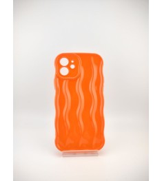 Чехол WAVE Lines Case Apple iPhone 12 (Orange)