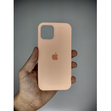 Силикон Original Round Case Apple iPhone 12 / 12 Pro (Grapefruit)