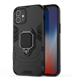Бронь-чехол Ring Armor Case Apple iPhone 12 / 12 Pro (Чёрный)