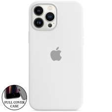 Силикон Original Round Case Apple iPhone 13 Pro Max (06) White