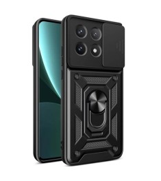 Бронь-чехол Ring Serge Armor ShutCam Case Xiaomi Poco X6 Pro (Чёрный)