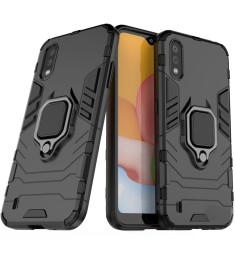 Бронь-чехол Ring Armor Case Samsung Galaxy A01 (2020) (Чёрный)