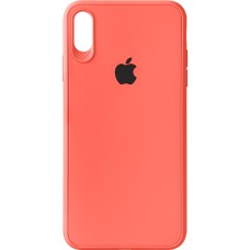 Силикон Junket Cace Apple iPhone X / XS (Светло-красный)