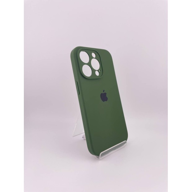 Силикон Original RoundCam Case Apple iPhone 14 Pro (73) Forest Green