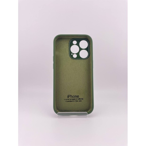 Силикон Original RoundCam Case Apple iPhone 14 Pro (73) Forest Green