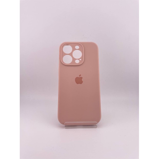 Силикон Original RoundCam Case Apple iPhone 15 Pro (08) Pink Sand