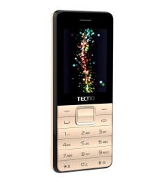 Мобильный телефон Tecno T372 Triple Sim (Champagne Gold)