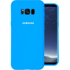 Силиконовый чехол Original Case Samsung Galaxy S8 (Голубой)