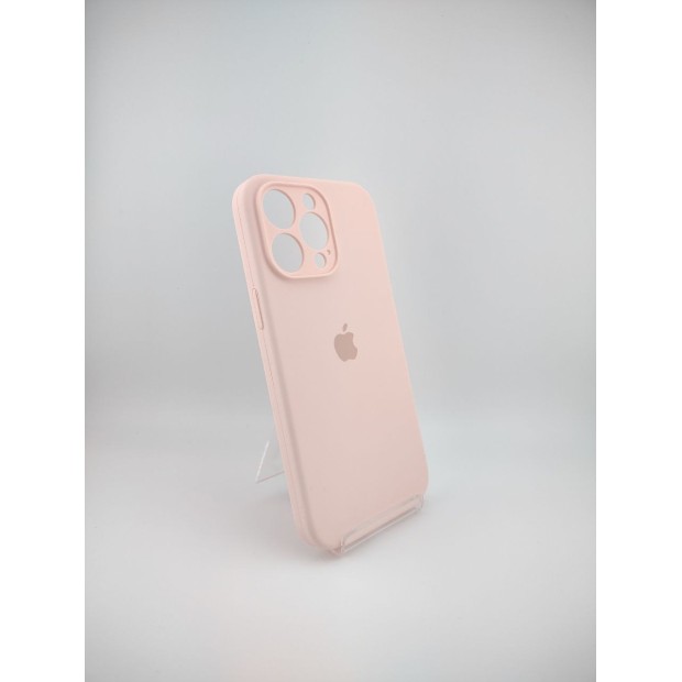 Силикон Original RoundCam Case Apple iPhone 14 Pro Max (76) Chalk Pink