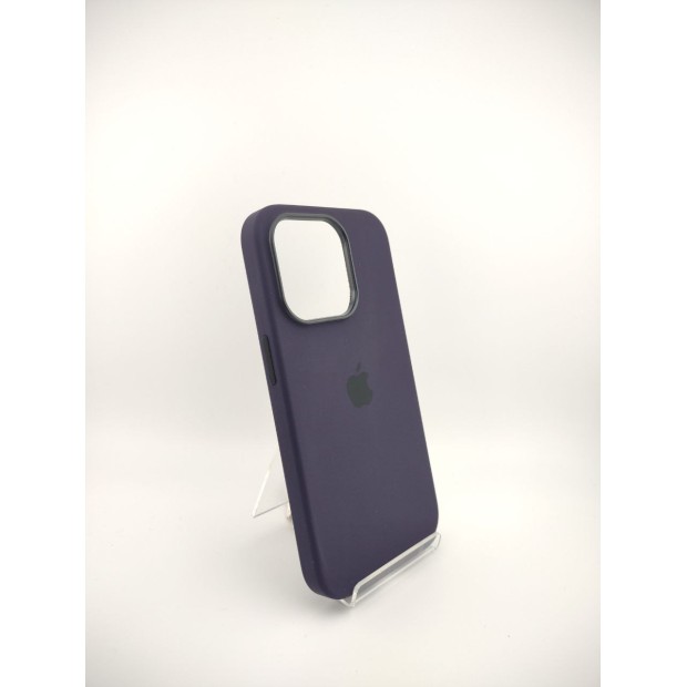 Чехол Silicone Case with MagSafe Apple iPhone 14 Pro (Elderberry)
