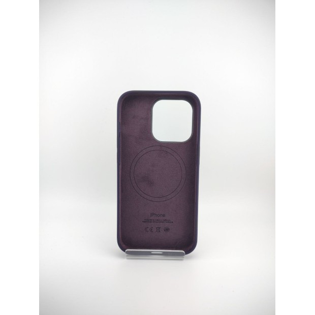 Чехол Silicone Case with MagSafe Apple iPhone 14 Pro (Elderberry)