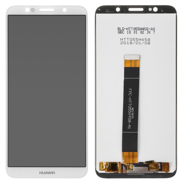 Дисплейный модуль для Huawei Y5 (2018) / Honor 7A (White)