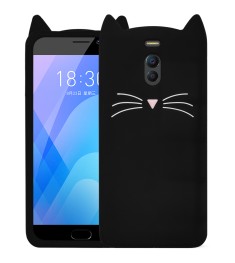 Силикон Kitty Case Meizu M6 Note (Черный)