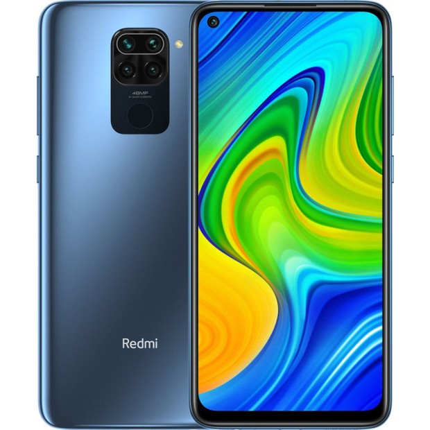 Мобильный телефон Xiaomi Redmi Note 9 4/128Gb (Midnight Grey) (Grade A-) Б/У