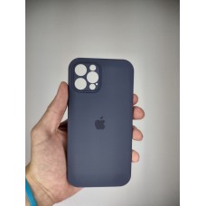 Силикон Original RoundCam Case Apple iPhone 12 Pro (09) Midnight Blue