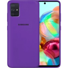 Силикон Original Case Samsung Galaxy A71 (2020) (Фиолетовый)