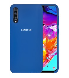 Силикон Original Case HQ Samsung Galaxy A70 (2019) (Синий)