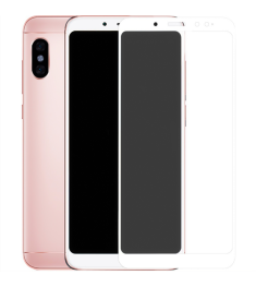 Защитное стекло 5D Matte HD Xiaomi Redmi 5 Plus / Note 5 Pro White