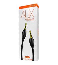 Кабель AUX Moxom AUX-12 (Чёрный)