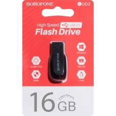 USB флеш-накопитель Borofone Drive UD2 16Gb (Чёрный)