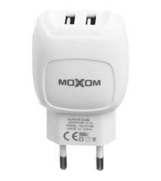 СЗУ-адаптер MOXOM (KH-69) + Lightning-кабель 2.1A 2USB