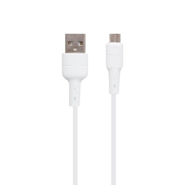 USB-кабель Borofone Silicone BX30 (MicroUSB) (Белый)