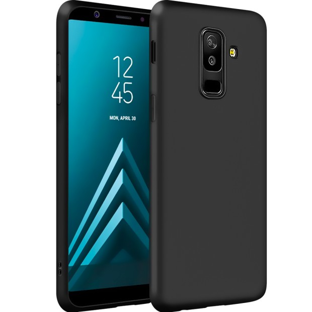 Силикон Graphite Samsung Galaxy A6 Plus (2018) A605 (Чёрный)