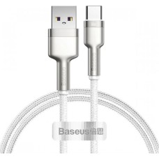 USB-кабель Baseus Metal Data 66W (1m) (Type-C) (Белый) CAKF000102