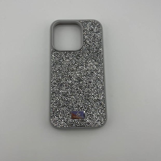 Чехол Bling World Rock Diamond iPhone 14 Pro (White Titanium)