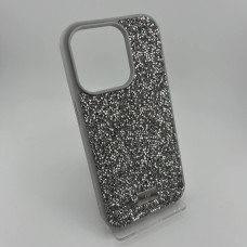 Чехол Bling World Rock Diamond iPhone 14 Pro (White Titanium)