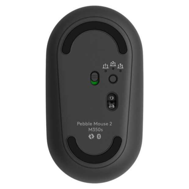 Мышь беспроводная Logitech Pebble Mouse 2 M350s (Graphite)