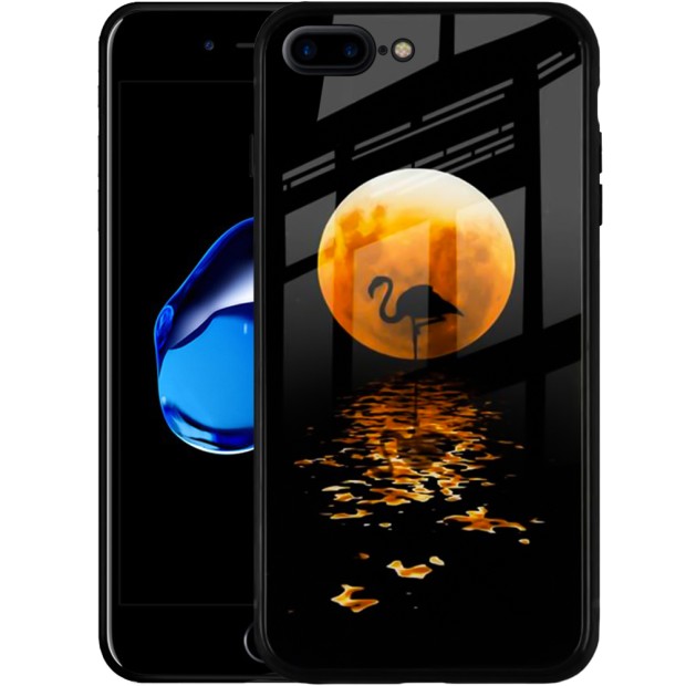 Накладка Luminous Glass Case Apple iPhone 7 Plus / 8 Plus (Moon)