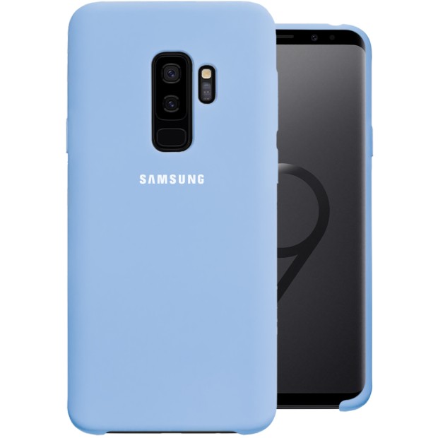 Силиконовый чехол Original Case Samsung Galaxy S9 Plus (Голубой)