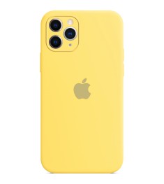 Силикон Original RoundCam Case Apple iPhone 11 Pro Max (13) Yellow