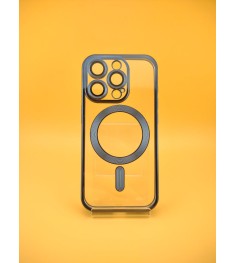 Чехол UMKU Shining with MagSafe Apple iPhone 15 Pro (Blue Titanium)