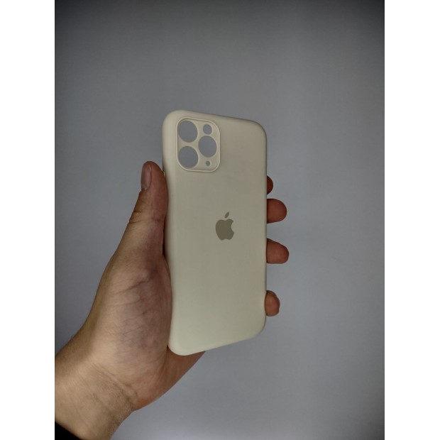 Силикон Original RoundCam Case Apple iPhone 11 (17) Antique White