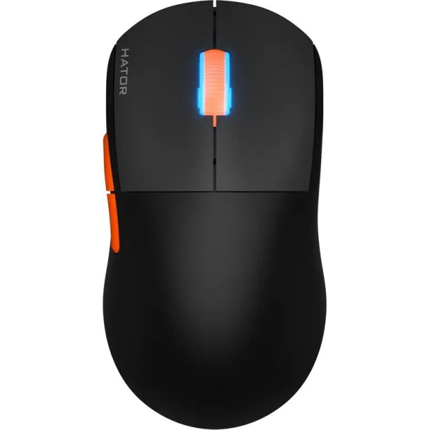 Мышь беспроводная Hator Quasar 2 Pro (Black/Orange) (HTM560BO)