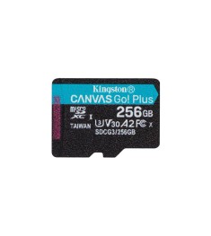 Карта памяти Kingston Canvas Go! Plus MicroSDXC 256GB (UHSI/U3) (Class 10) + SD-..