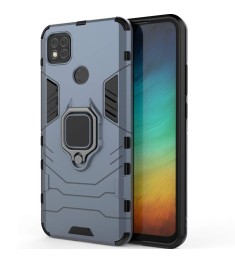 Бронь-чехол Ring Armor Case Xiaomi Redmi 9C (Пыльная бирюза)