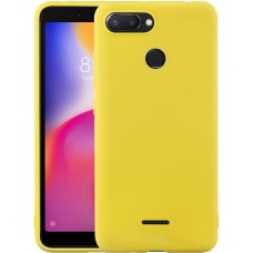 Силиконовый чехол iNavi Color Xiaomi Redmi 6 (жёлтый)