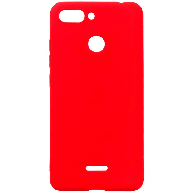 Силиконовый чехол iNavi Color Xiaomi Redmi 6 (красный)