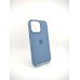 Чехол Silicone Case with MagSafe Apple iPhone 15 Pro Max (Winter Blue)