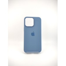 Чехол Silicone Case with MagSafe Apple iPhone 15 Pro Max (Winter Blue)